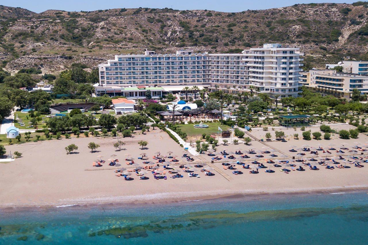 Pegasos Deluxe Beach Hotel Faliraki Exterior foto The resort
